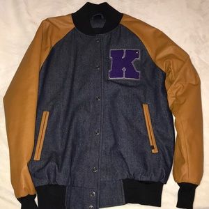 NWT Krew Leather Jacket Sz Small.